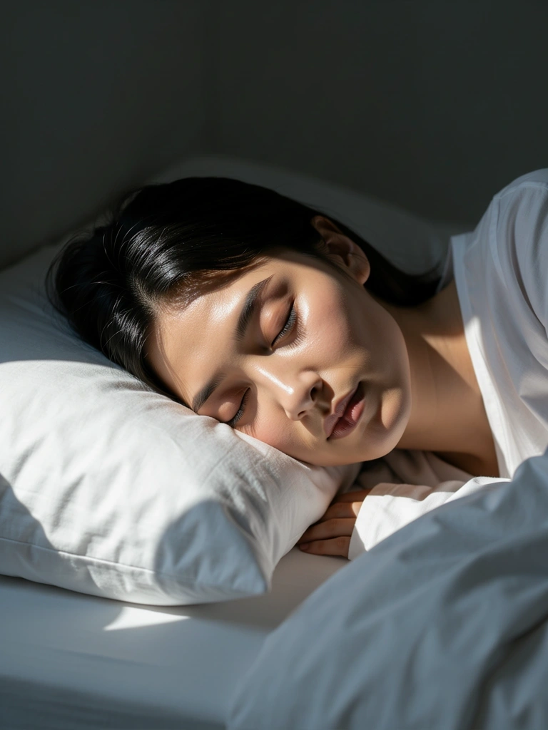 Pokojný spánok v tlmenom svetle