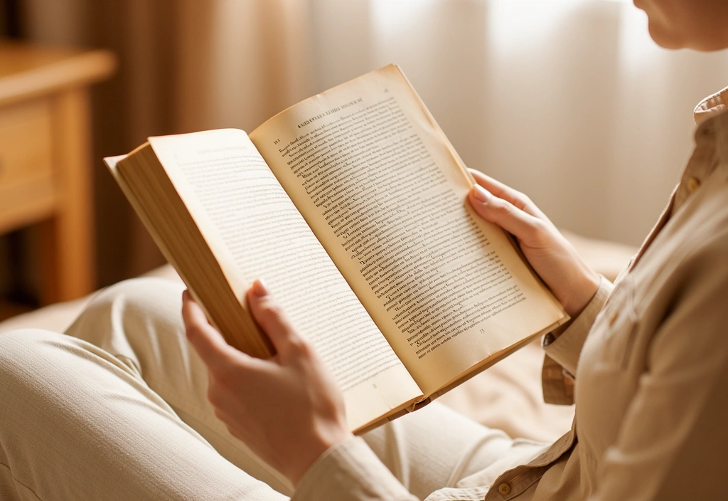 Čítanie knihy pred spaním